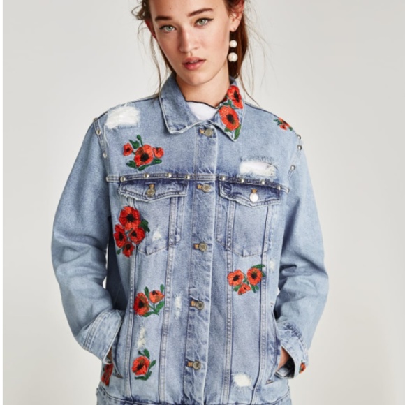 zara rose jacket